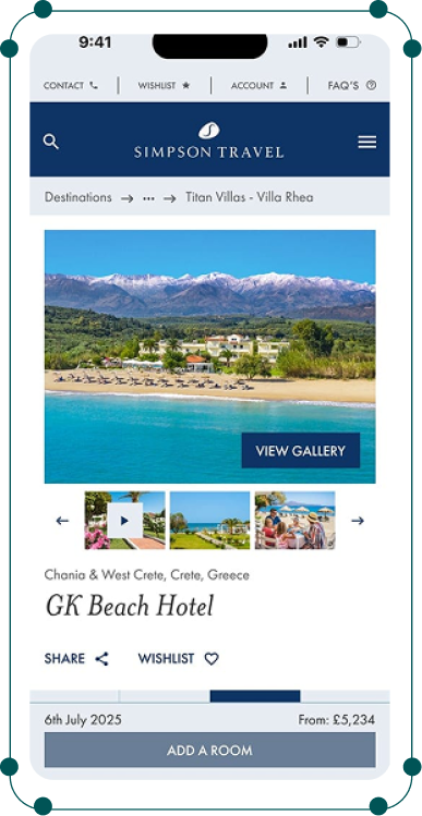 Image gallery marquee